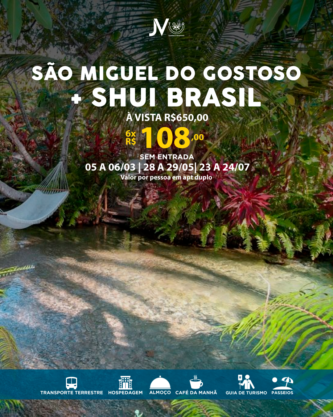 São Miguel do Gostoso + Shui Brasil -RN – JV Tour